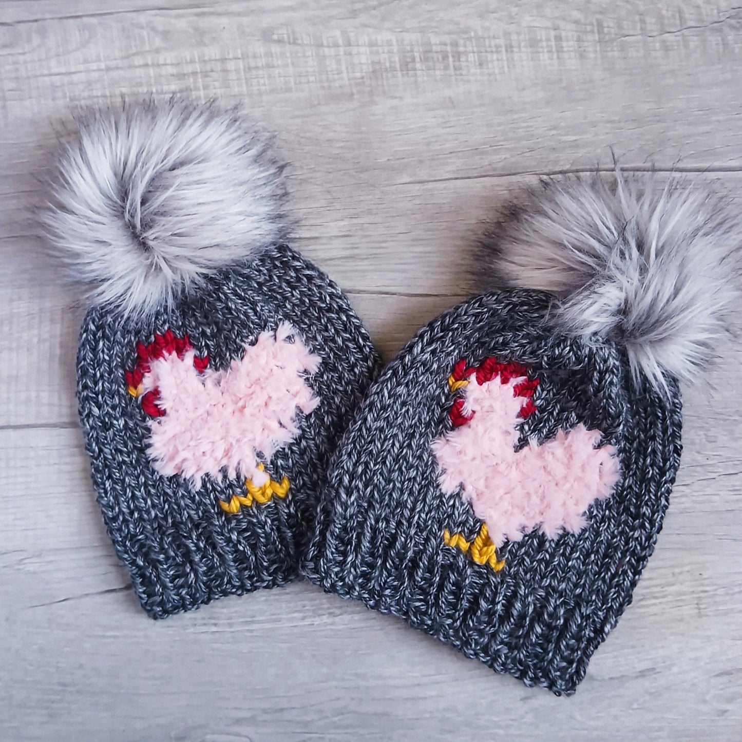 Furry Chicken Beanie