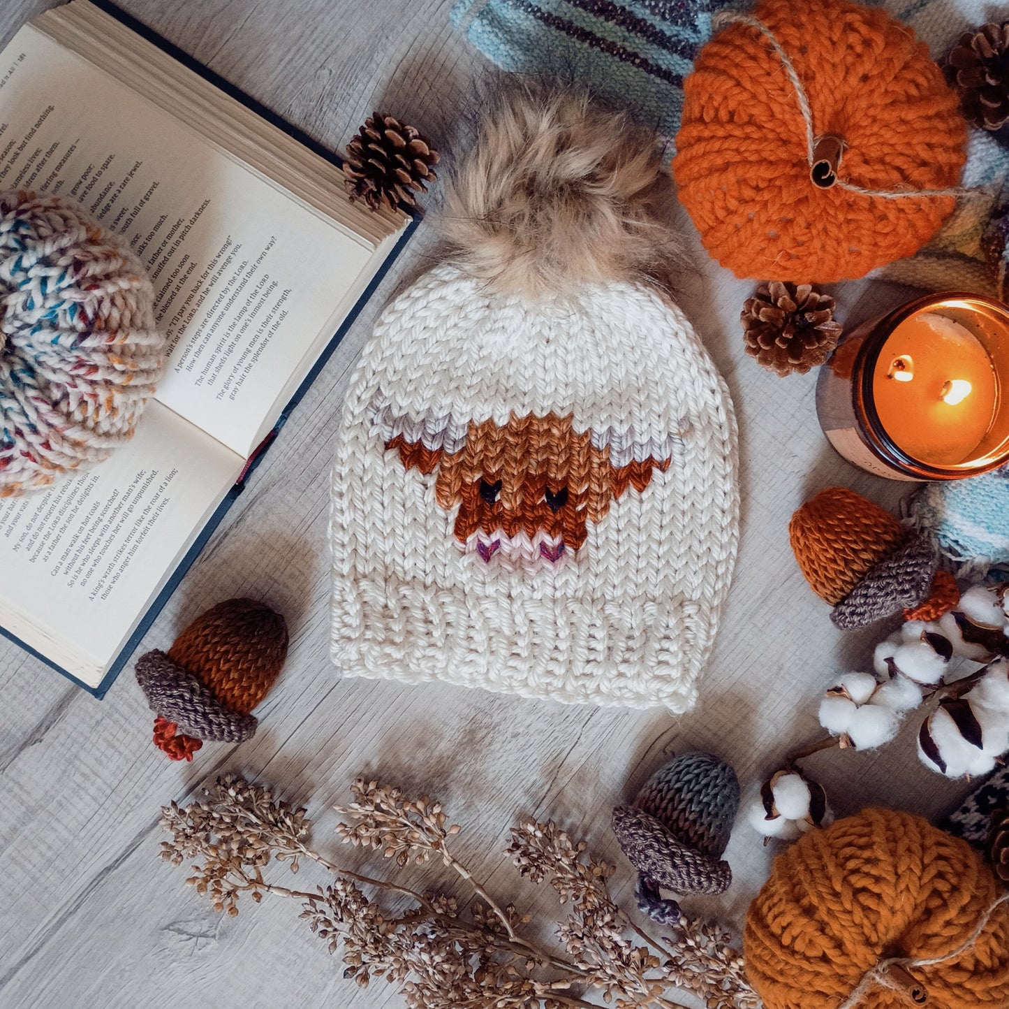 Highland Cow Beanie