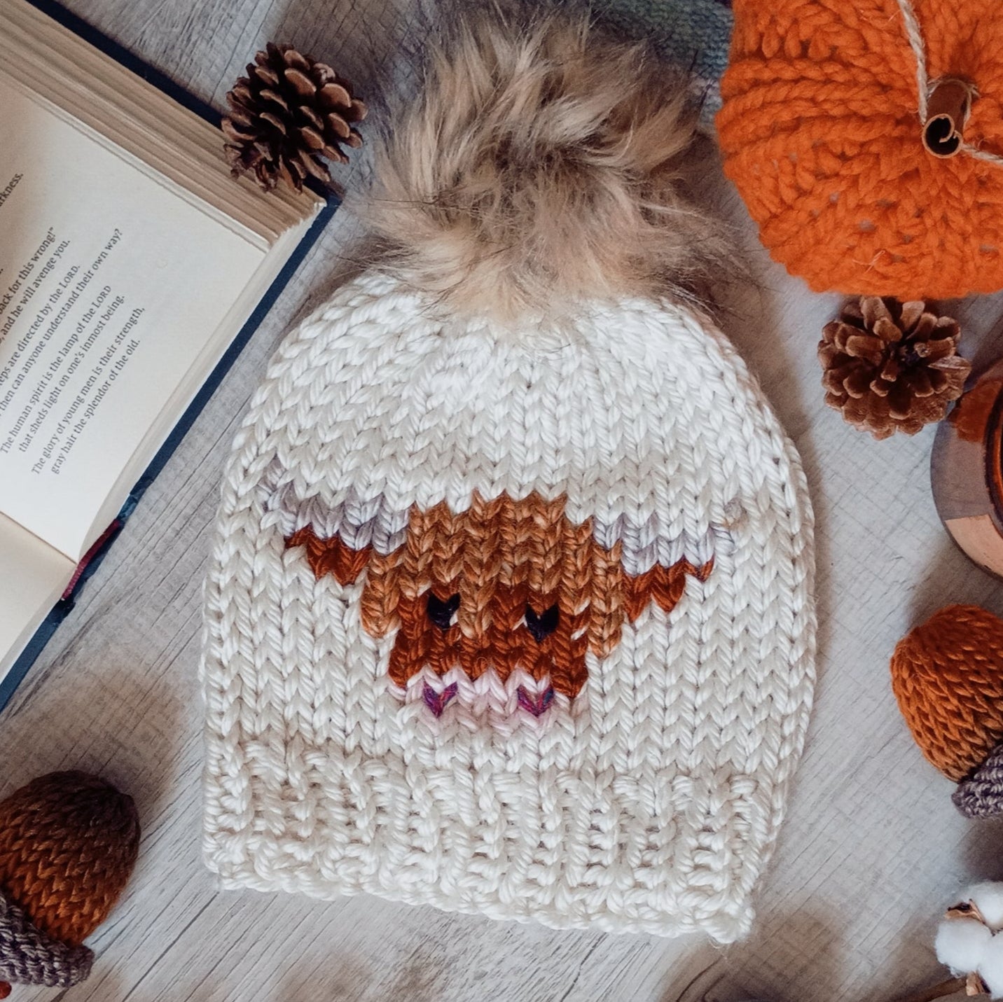 Highland Cow Beanie