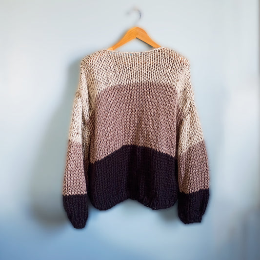 Oversized Cozy Pullover Sweater Knit Along Kit