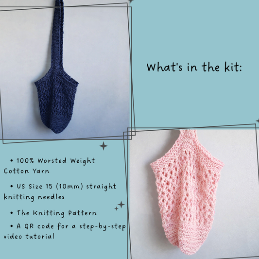 Market Bag Knitting Kit
