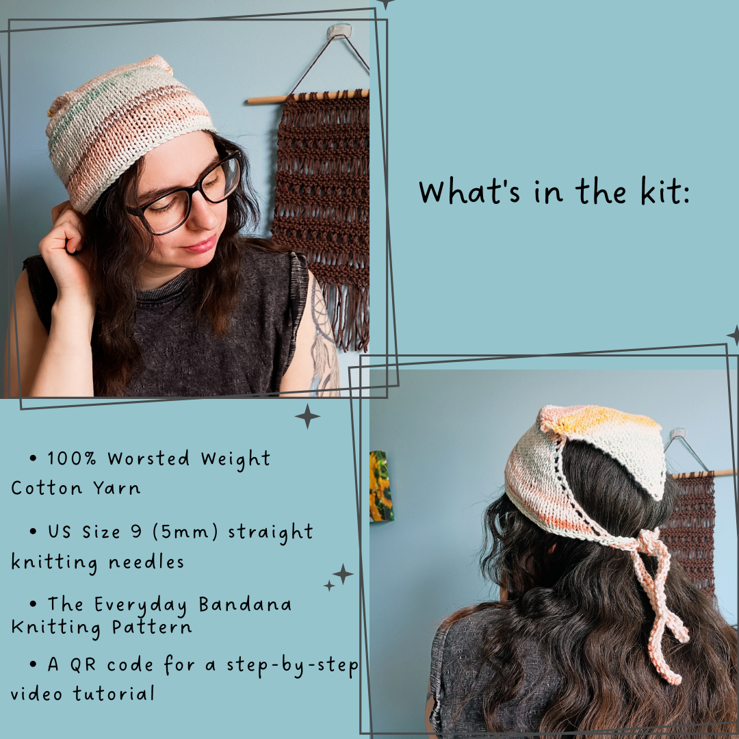 The Everyday Bandana Knitting Kit