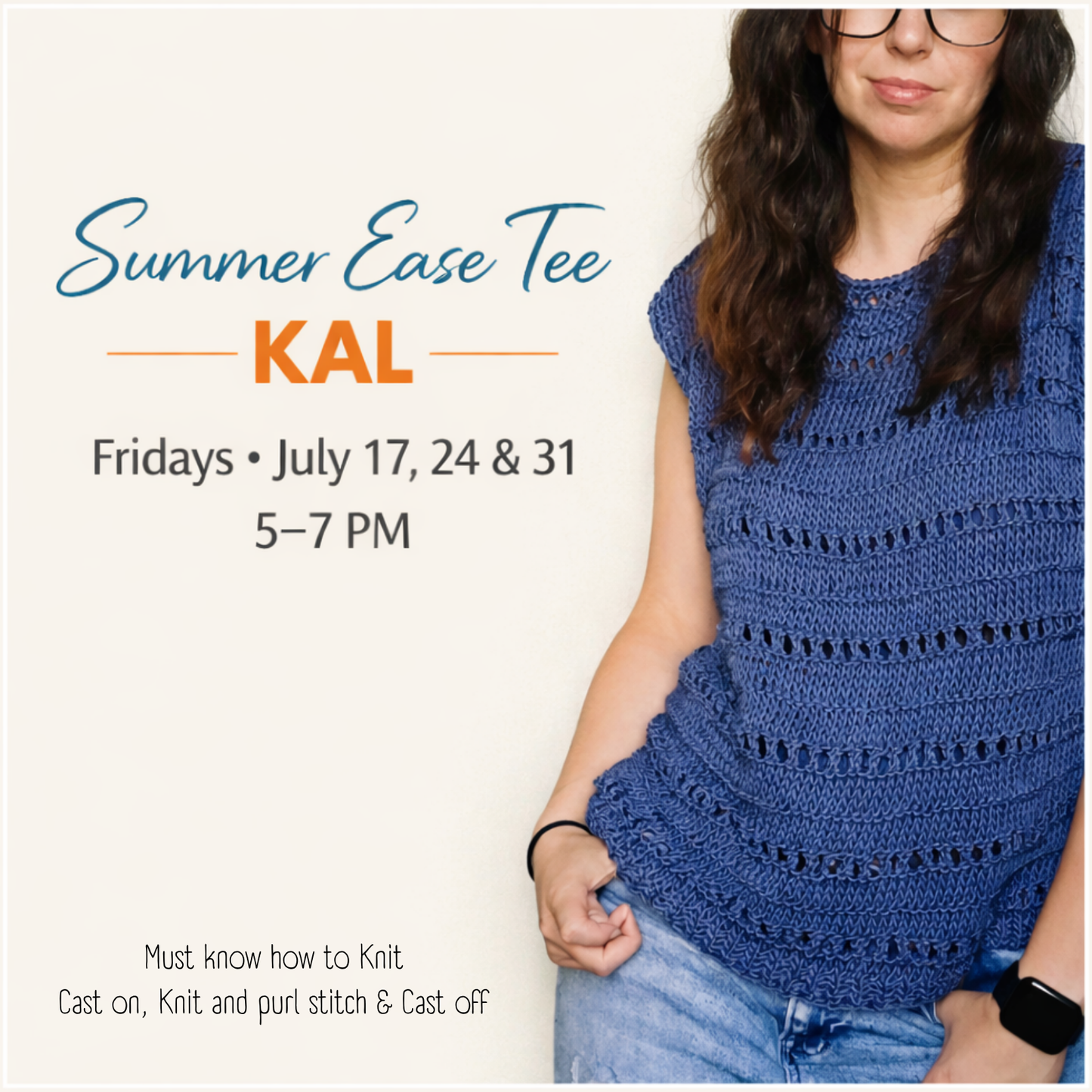 Summer Ease Tee KAL