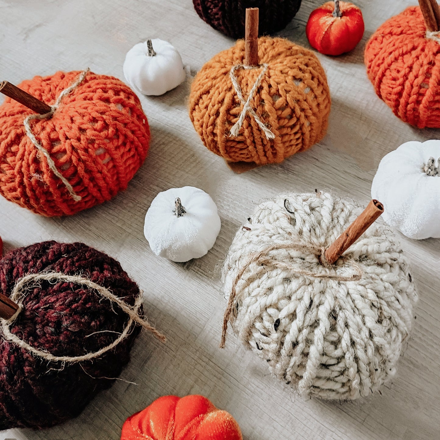 Knit Pumpkins