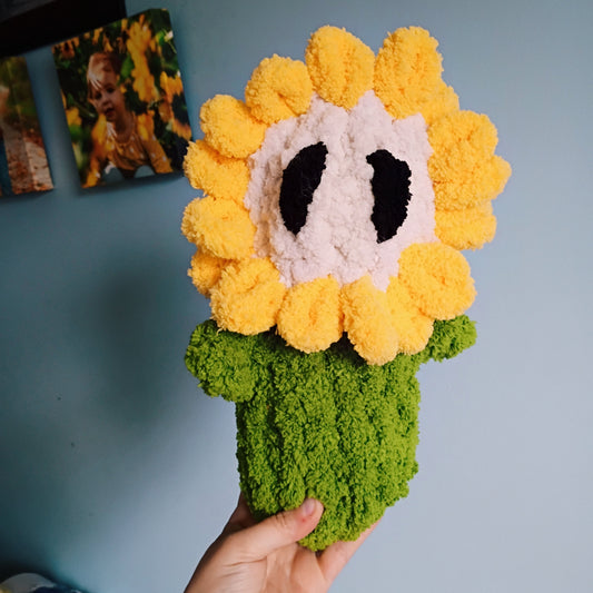 Hand Knit Flower Plush lesson