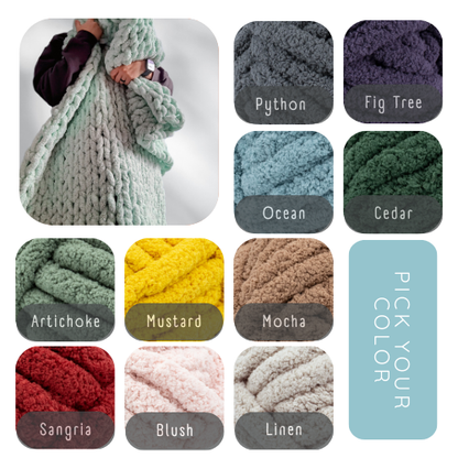Hand Knitting Chunky Blanket Class - October 9 at The Barrel Room North Canton
