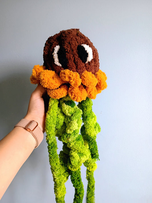 Hand Knit Flower Jellyfish lesson