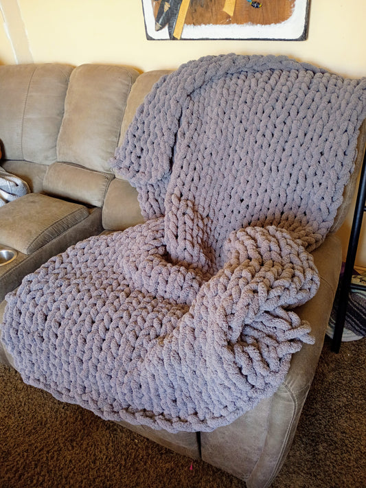 Gray blanket