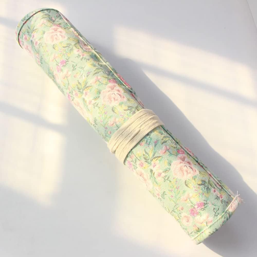Canvas Needle & Hook Roll Bag