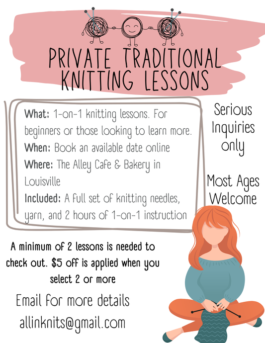 Private Knitting Lessons