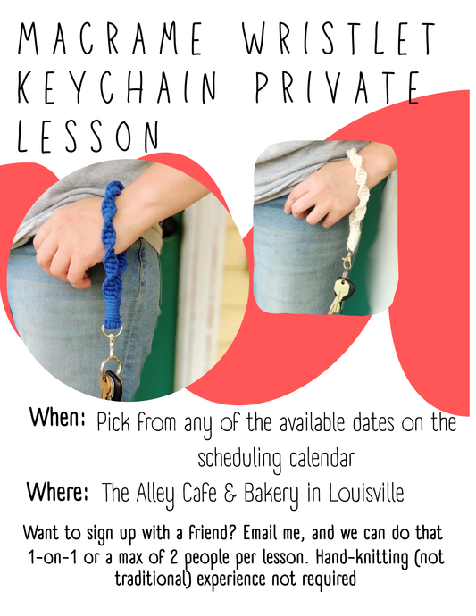 Macrame Wristlet Lesson